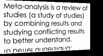 meta analysis
