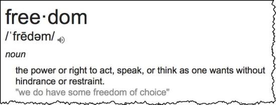 freedom
