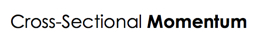 Cross Sectional Momentum Relative Strength Trend Following