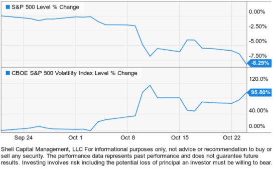 vix volatility as a hedge stock market risk management