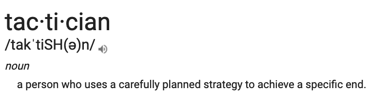 tactician technical analysis analyst tactical manager trader