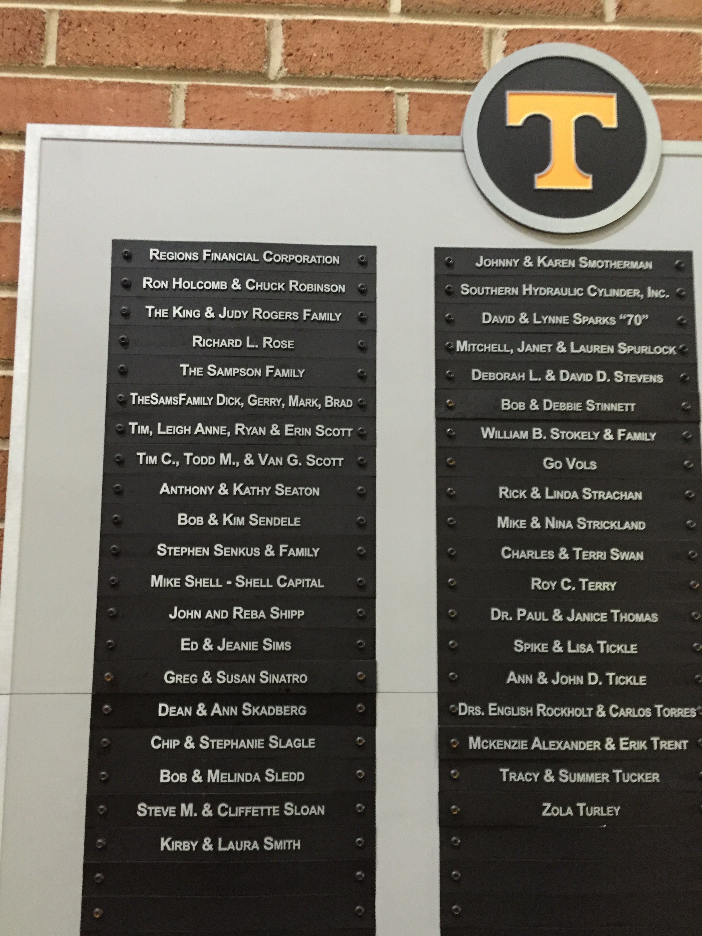 Mike Shell Capital Neyland Tennessee Volunteers Vols Knoxville